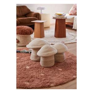 Lorena Canals - Dotted Round Rug | Terracotta