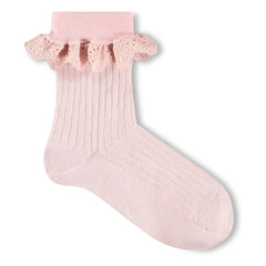 Molo - 2 Pairs of Nana Ruffle Socks Set | Light Pink
