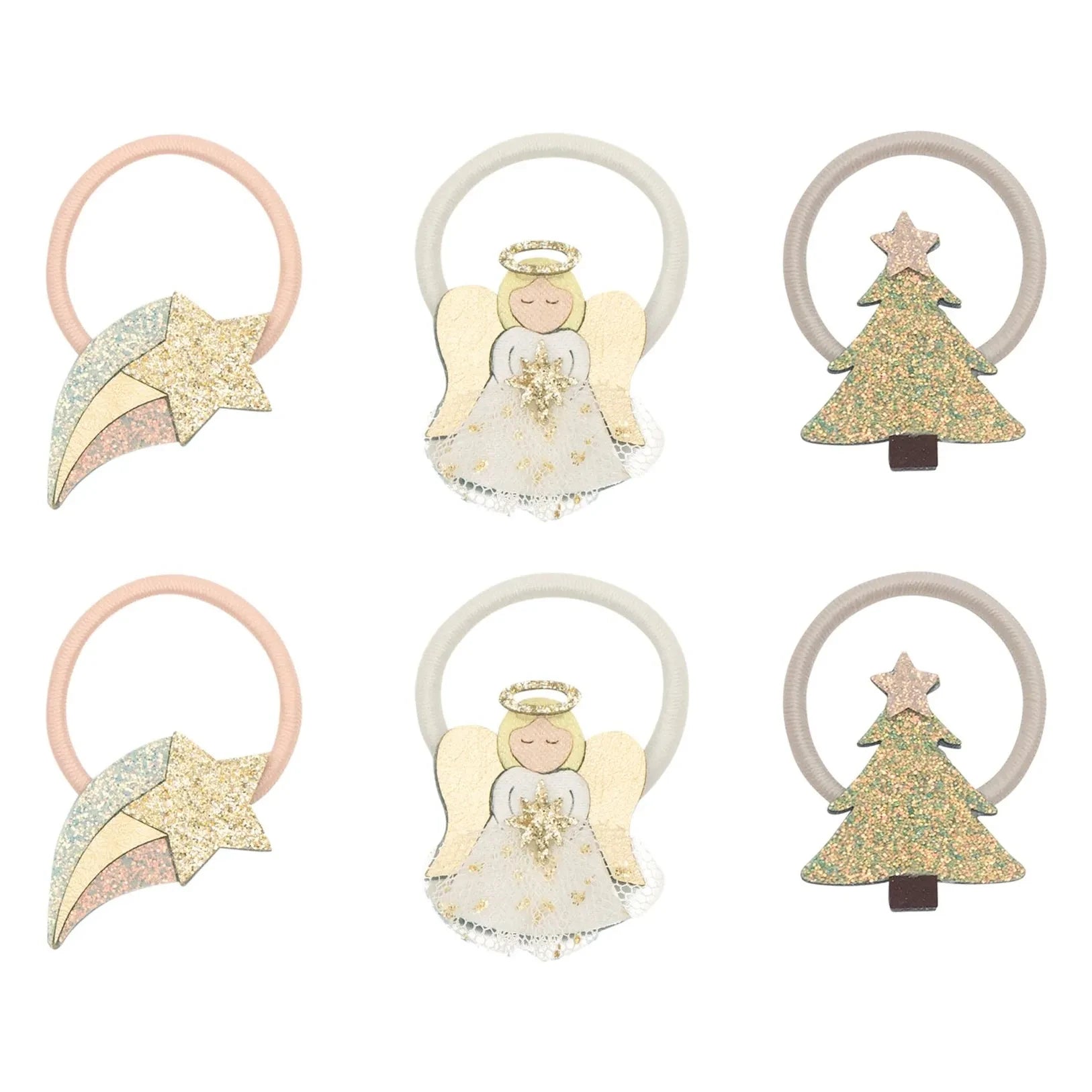 Mimi & Lula - 6-Piece Angel Mini Hair Clip Set | Gold