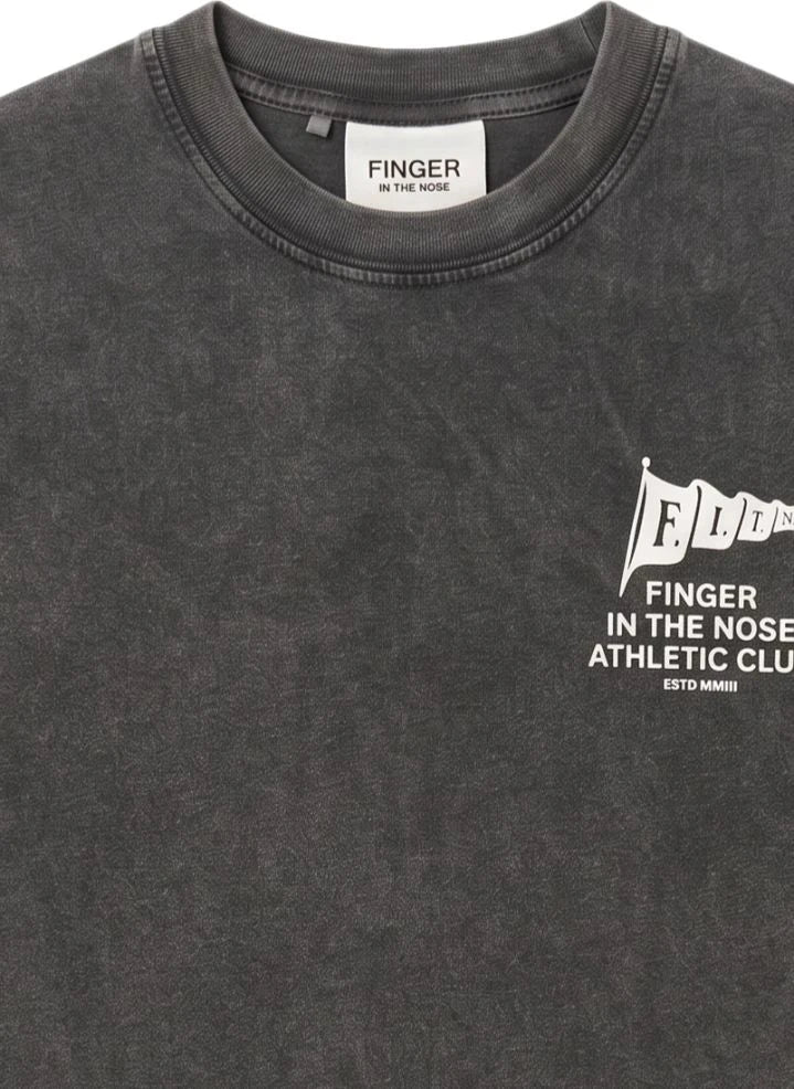 Finger in the nose - Sako Run Club Organic Cotton T-Shirt | Black