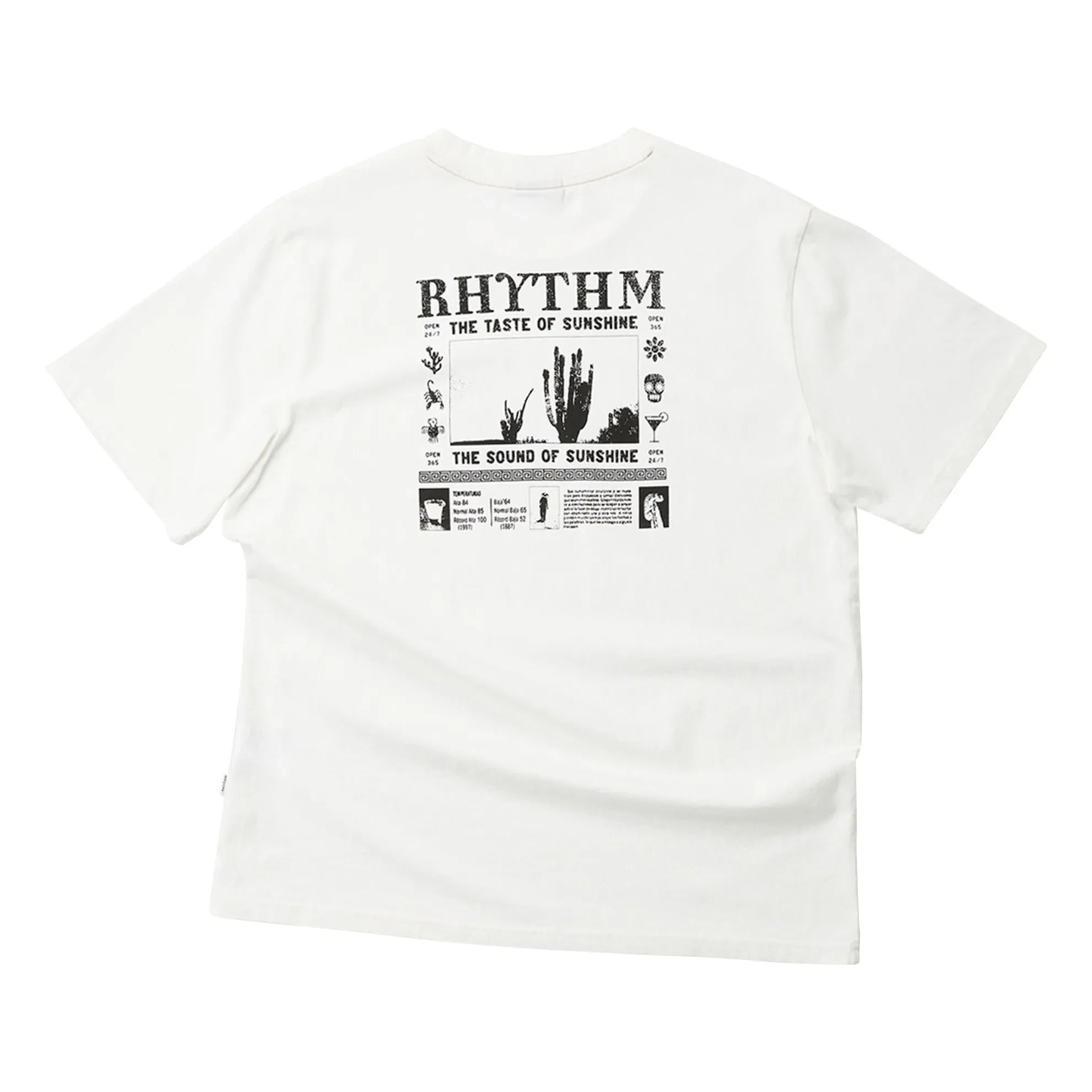 Rhythm - Vintage Cactus T-Shirt | White
