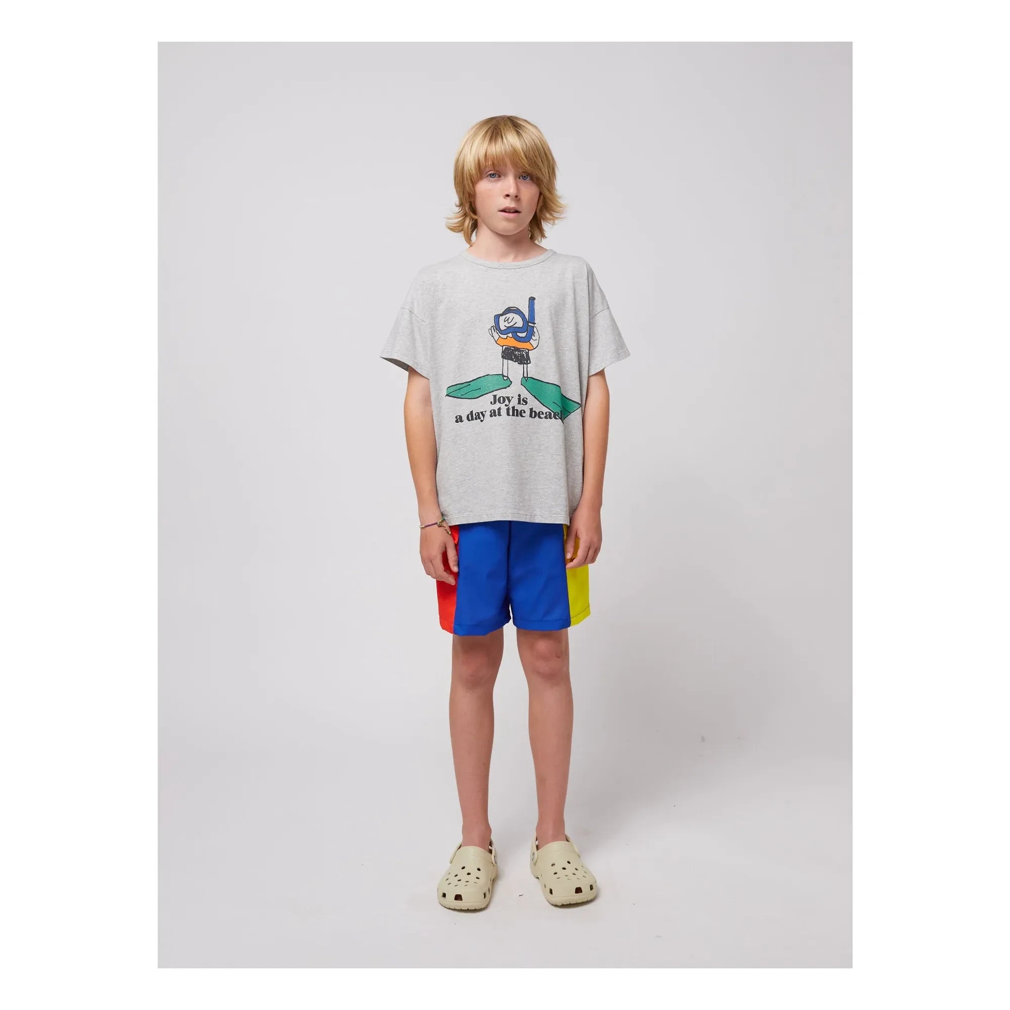 Bobo Choses - Color Block Swimsuit Shorts | Blue