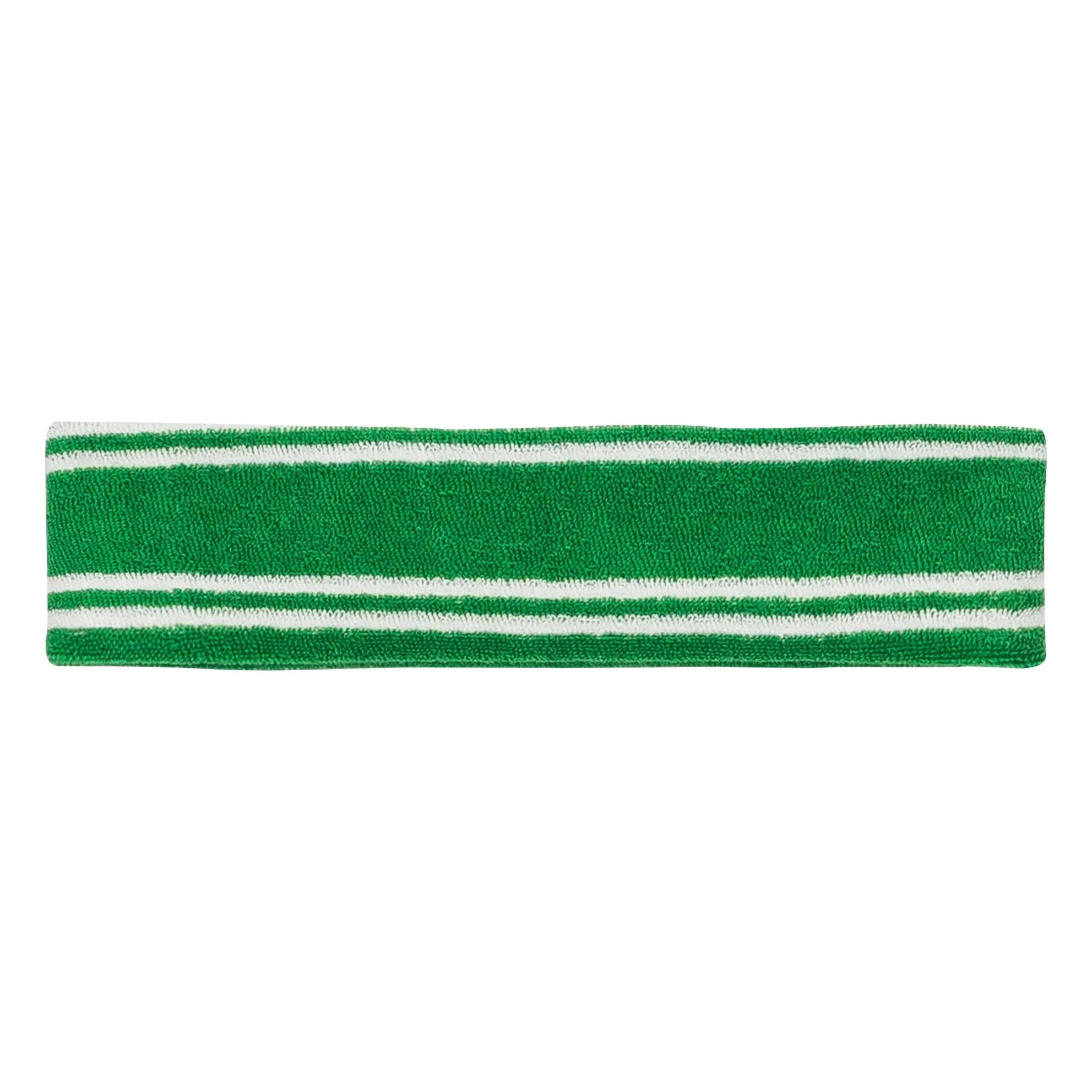 We Are Kids - Bjorn Striped Organic Cotton Towel Fabric Hair Band | Green