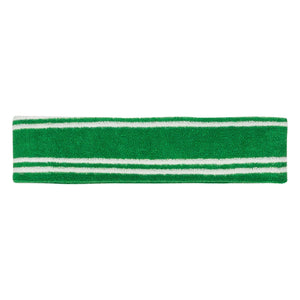 We Are Kids - Bjorn Striped Organic Cotton Towel Fabric Hair Band | Green