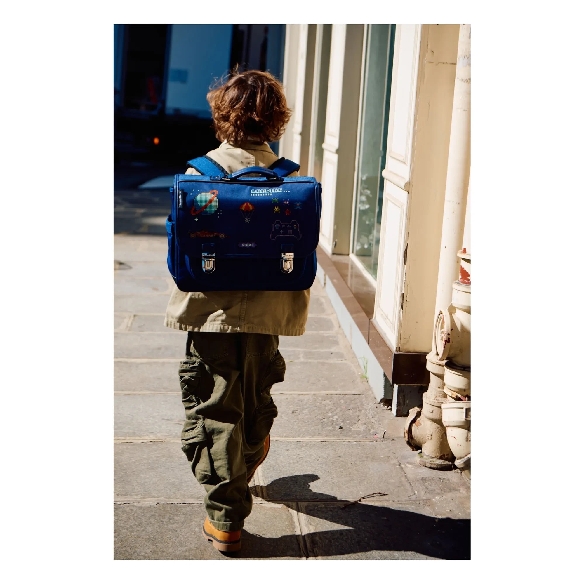 Caramel & Cie - Pixel Art Bag | Navy Blue