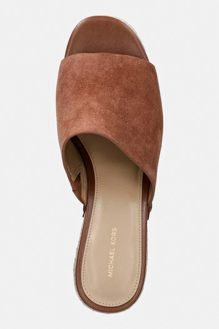 MICHAEL Michael Kors kadın süet Mayes Wedge Sandal