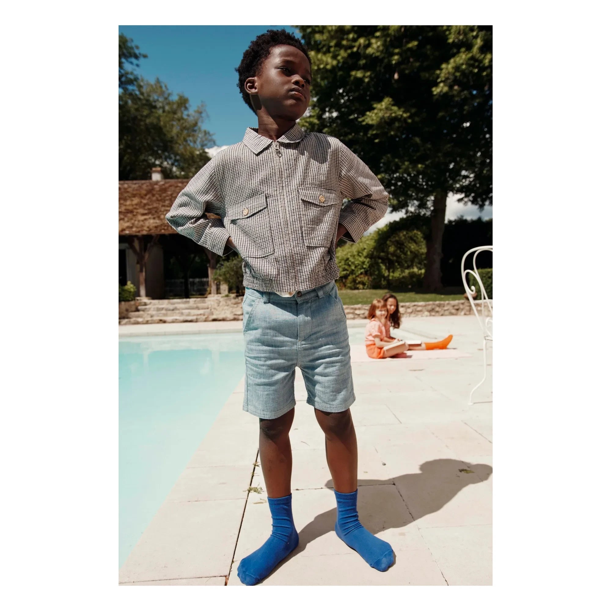 Emile et Ida - Short Fitte | Light Blue