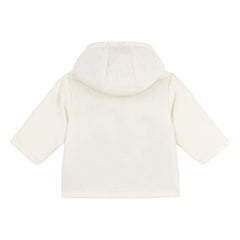 Petit Bateau - Ribbed Velvet Jacket | Ecru