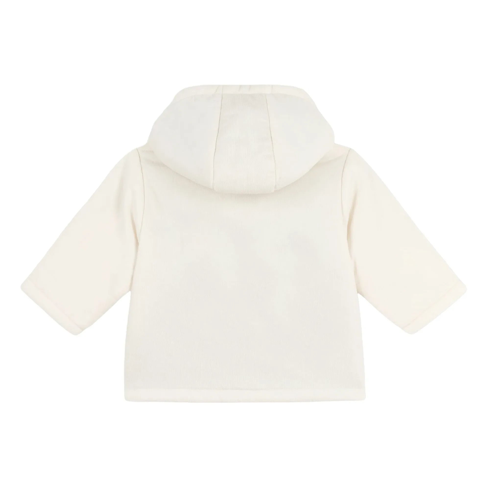 Petit Bateau - Ribbed Velvet Jacket | Ecru