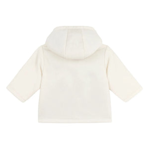 Petit Bateau - Ribbed Velvet Jacket | Ecru