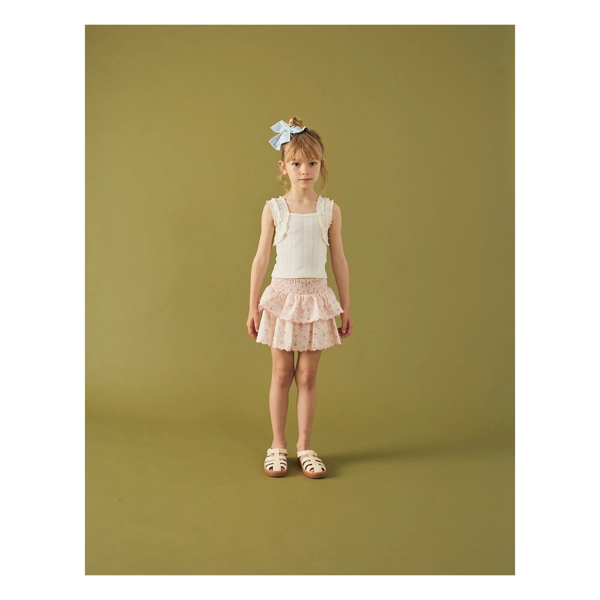 Gingersnaps - Sandra Gathered Top | Ecru