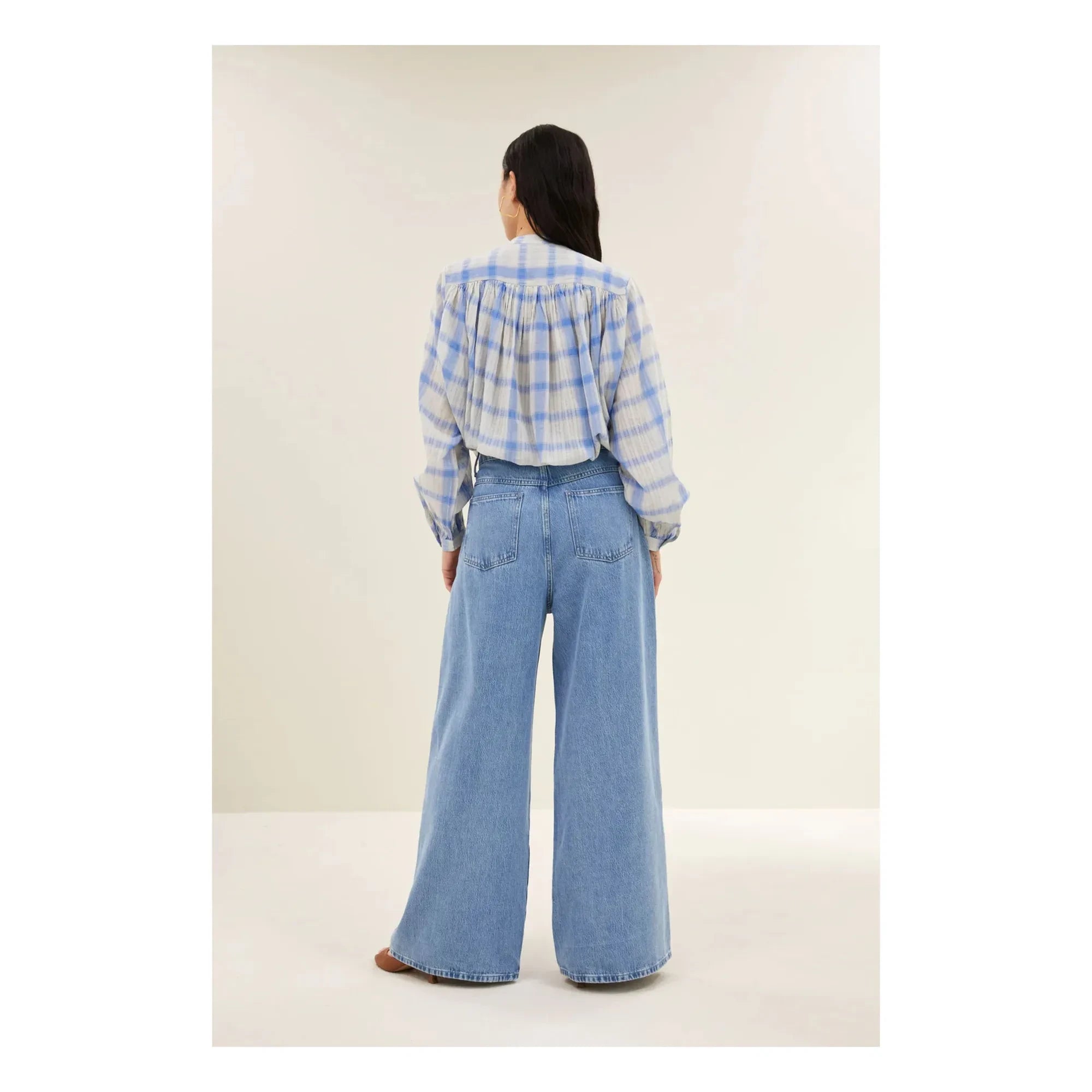 By Bar - Nyka Cotton Blouse | Blue