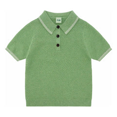 FUB - Polo Piqué Fine Knit Organic Cotton | Green