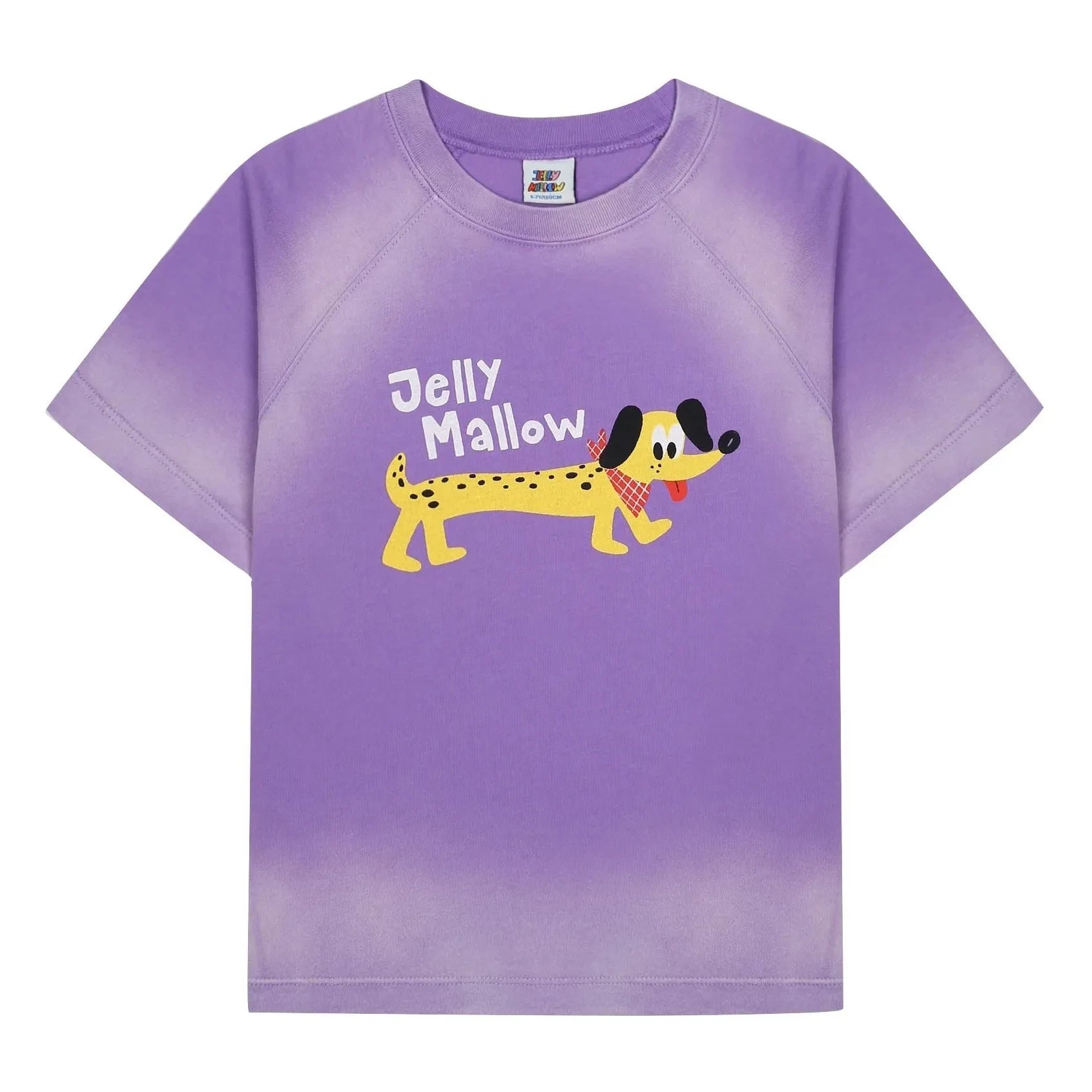 Jelly Mallow - Tie and Dye Dog T-Shirt | Purple
