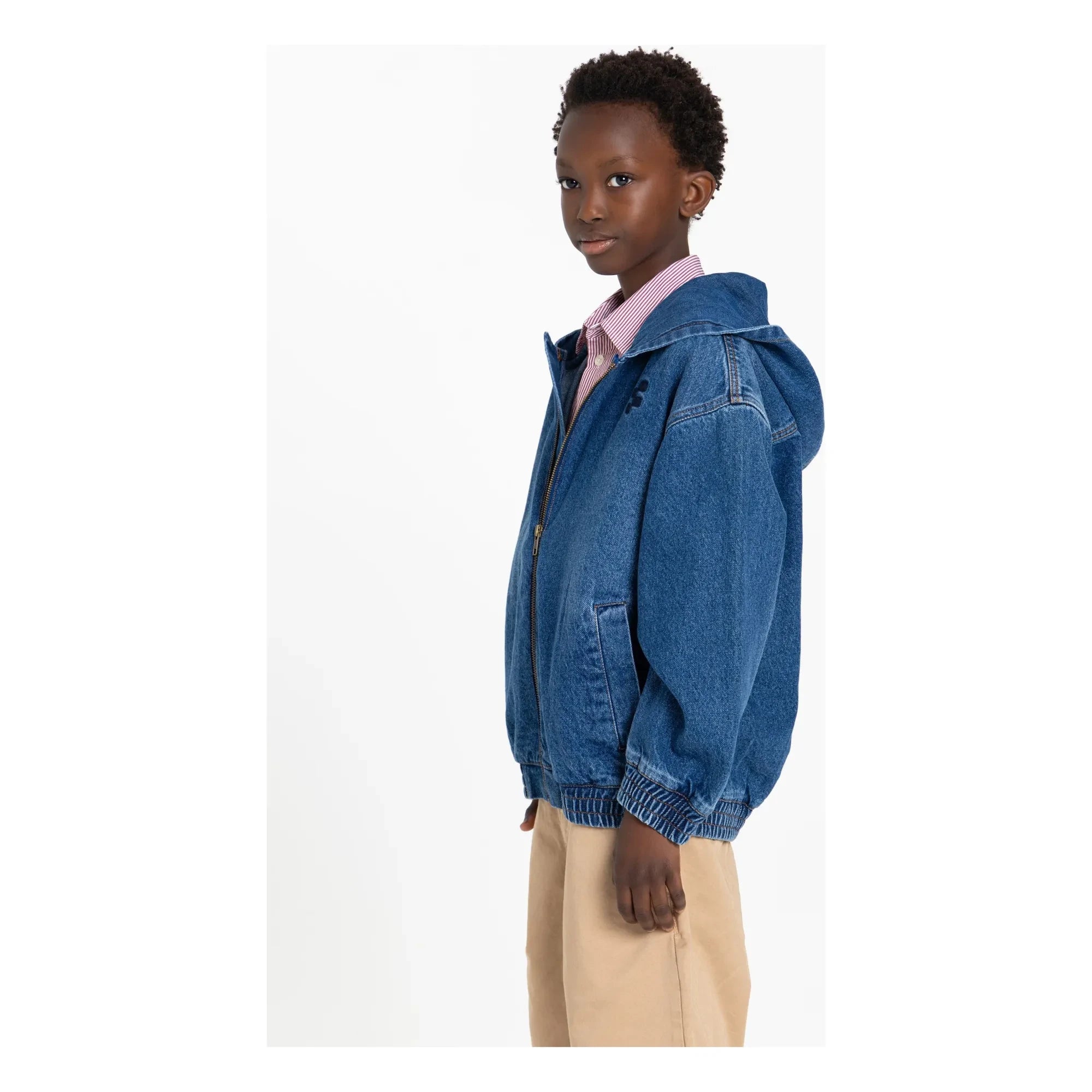 Finger in the nose - Ulrik Denim Jacket | Blue