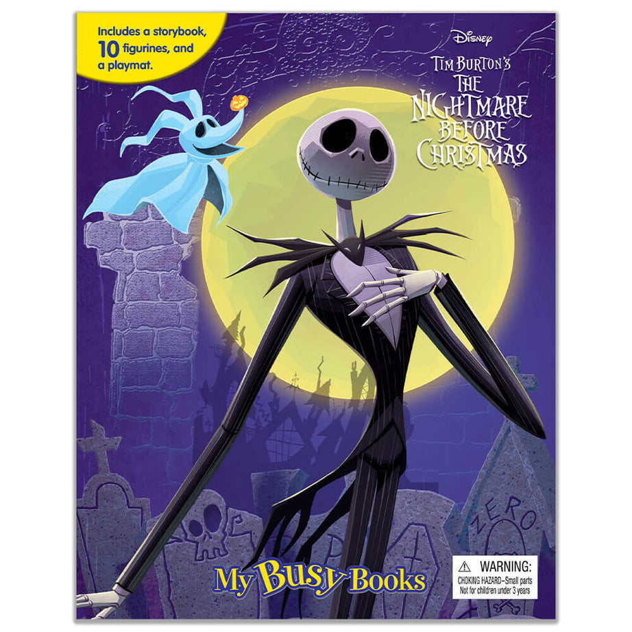 Phidal - Disney Christmas Before Nightmare English Activity and Story Book