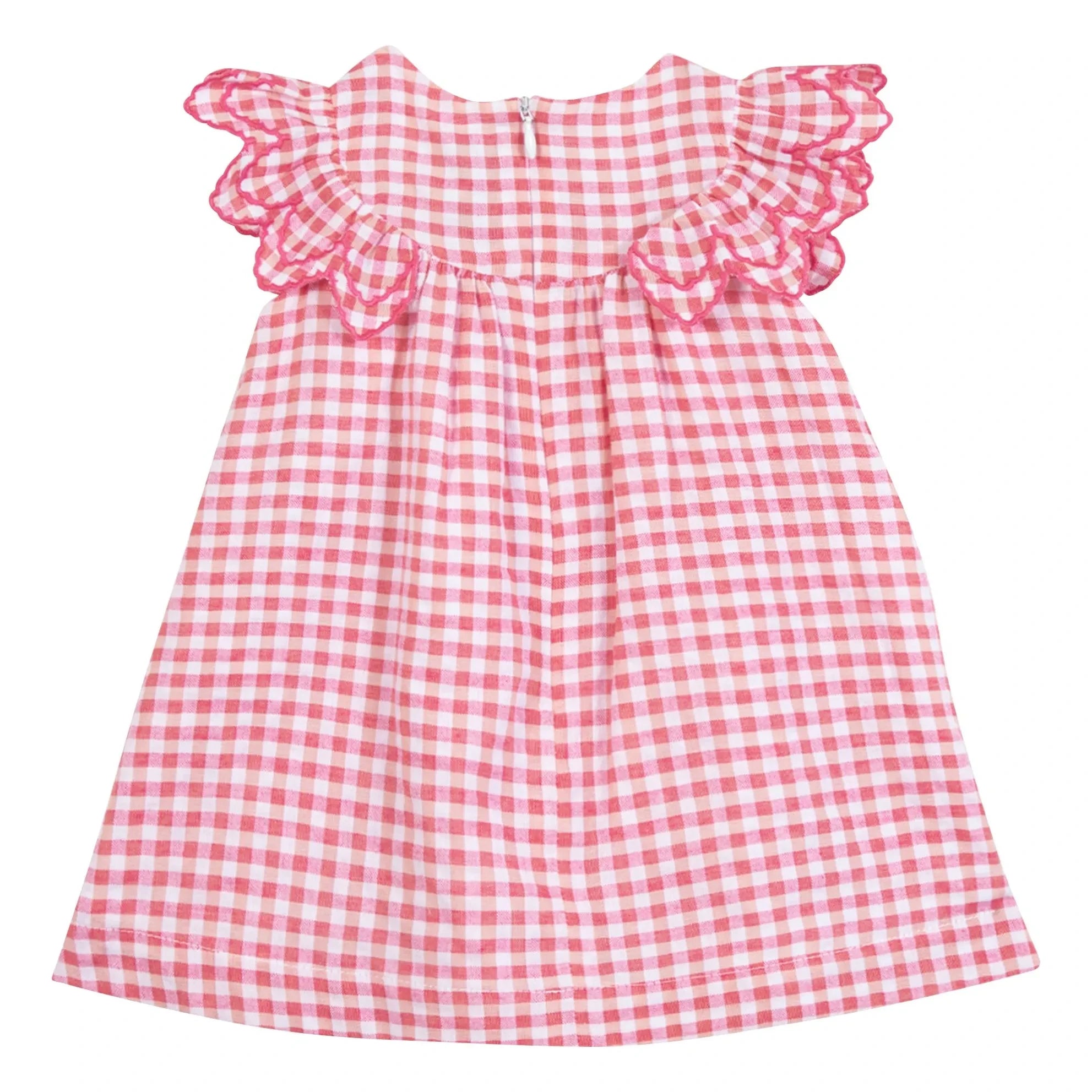 Tartine et Chocolat - Gingham Gingham Dress | Pink