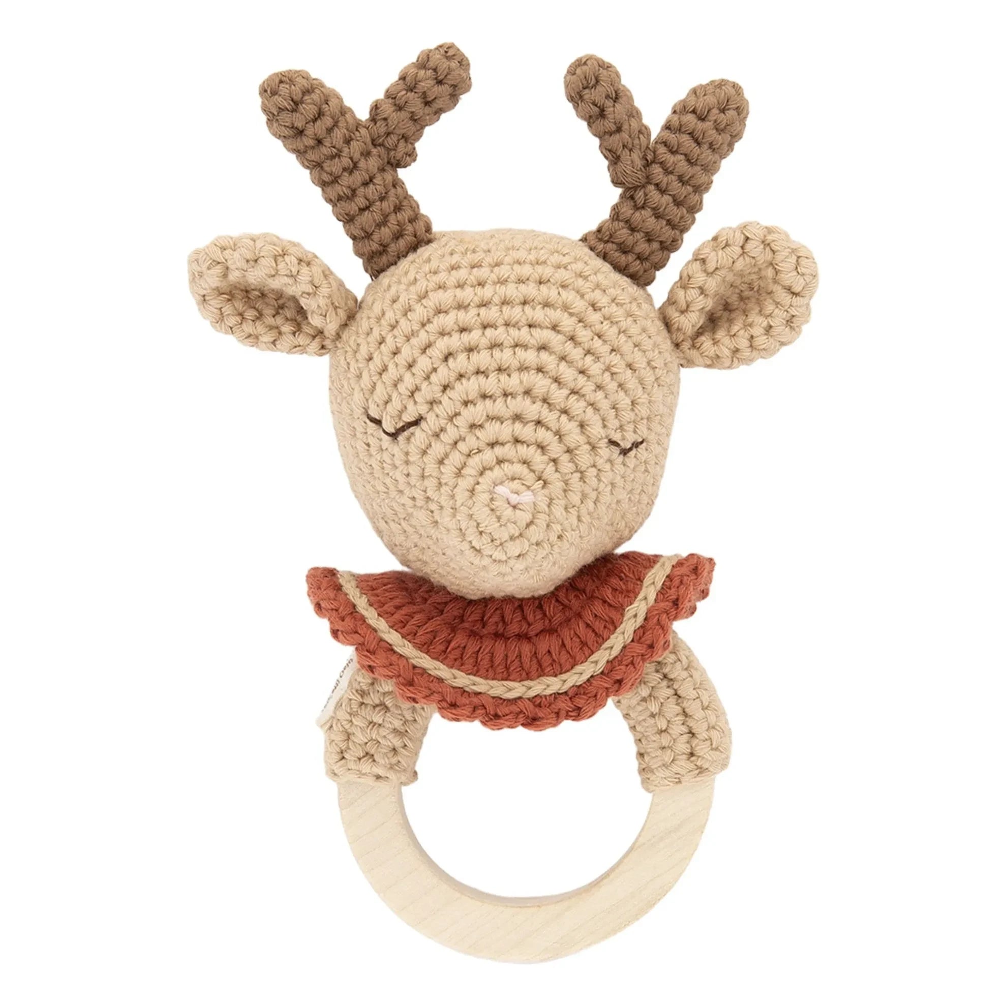 Patti Oslo - Robin the Reindeer Teething Ring | Siena