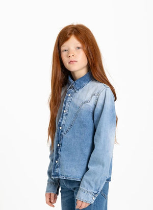 Hundred Pieces - Pauline Denim Shirt | Light Denim