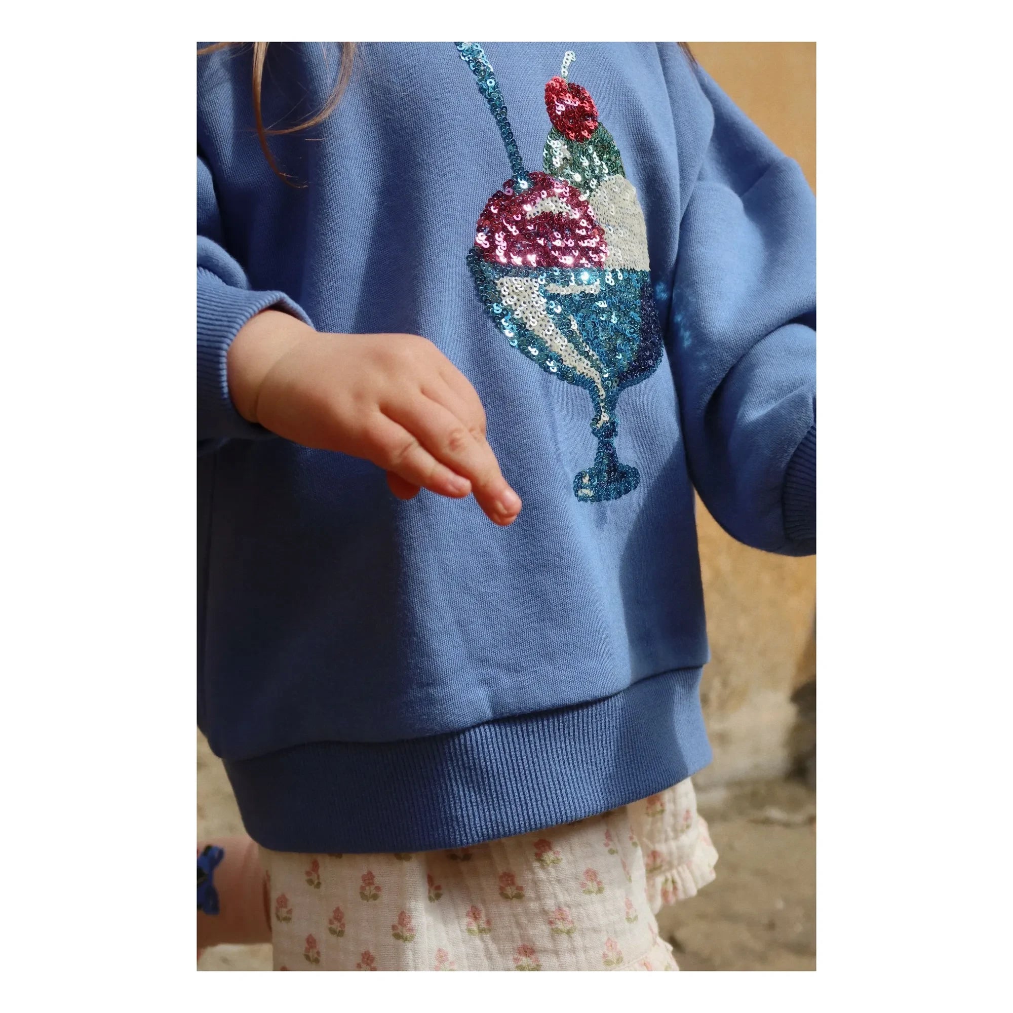 Konges Sløjd - Sweat Loumilla Glaçes Organic Cotton | Blue