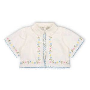 the new society - Hermione Knotted Blouse | White