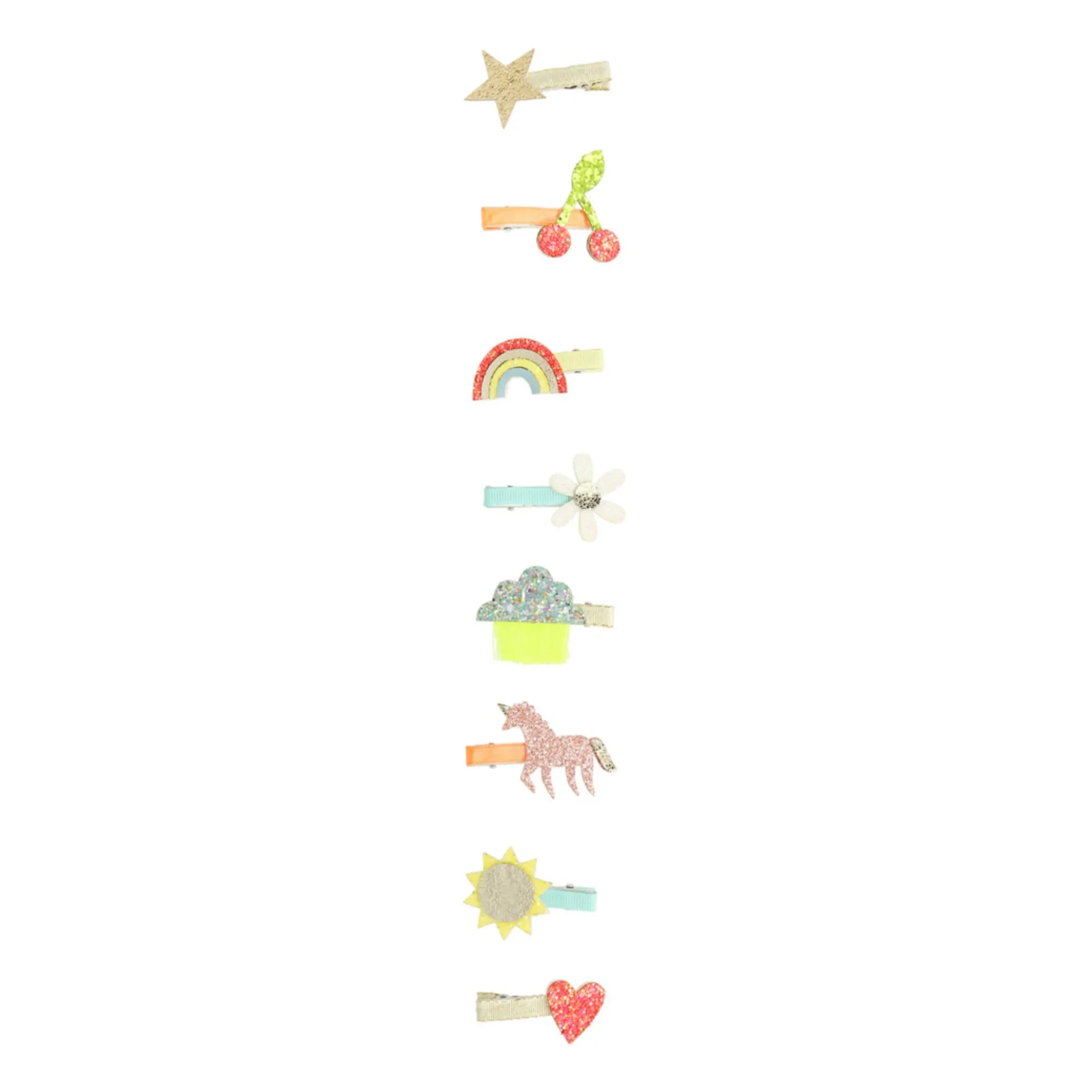 Meri Meri - Icon Hair Clips - Set of 8