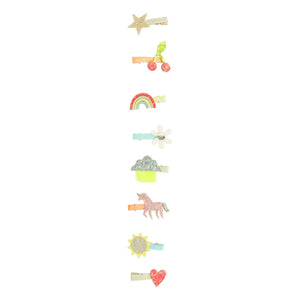 Meri Meri - Icon Hair Clips - Set of 8