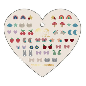 Mimi & Lula - Stick-on Earrings | Pink