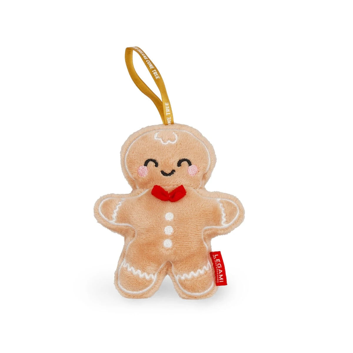 Legami - Plush Toy Christmas Decoration - Ginger Bread - Oh-Oh-Ohrnaments