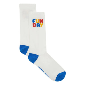 Hundred Pieces - FUNDAY SOCKS | Ivory