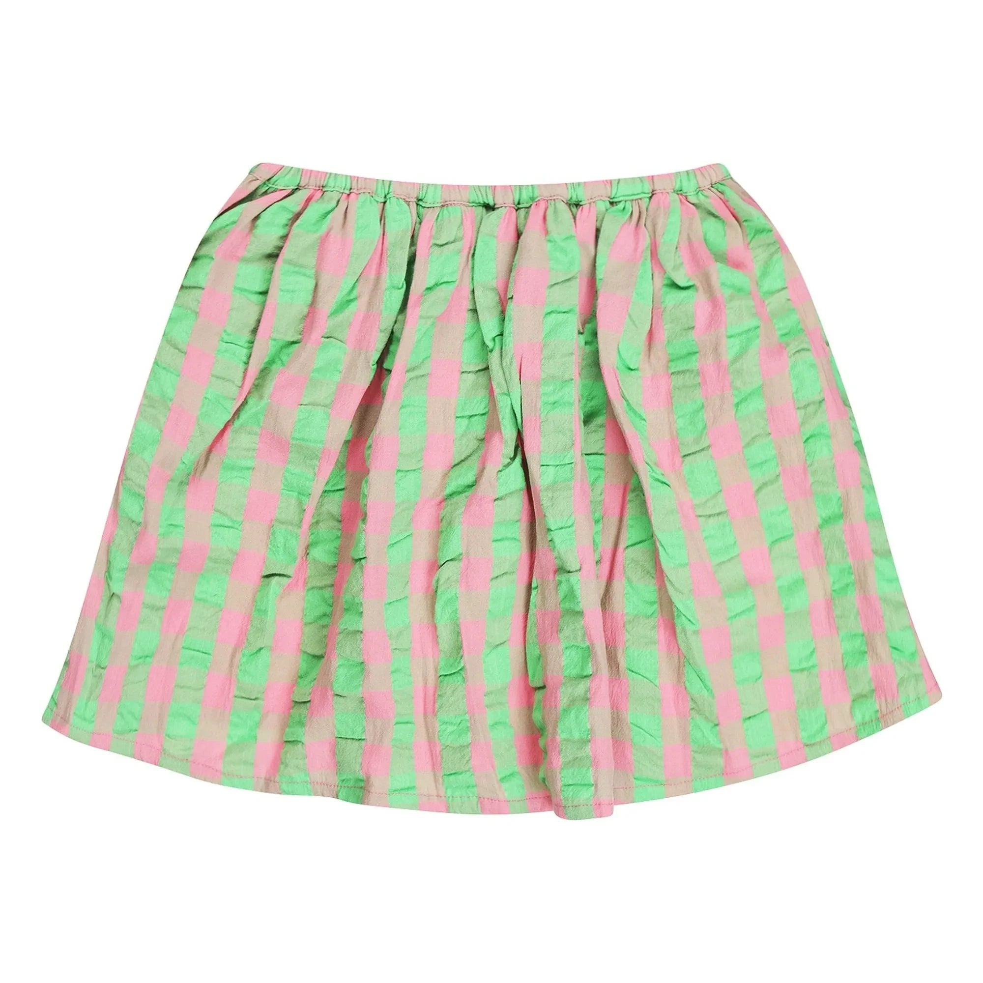 Tumble N'Dry - Franca Checked Skirt | Green