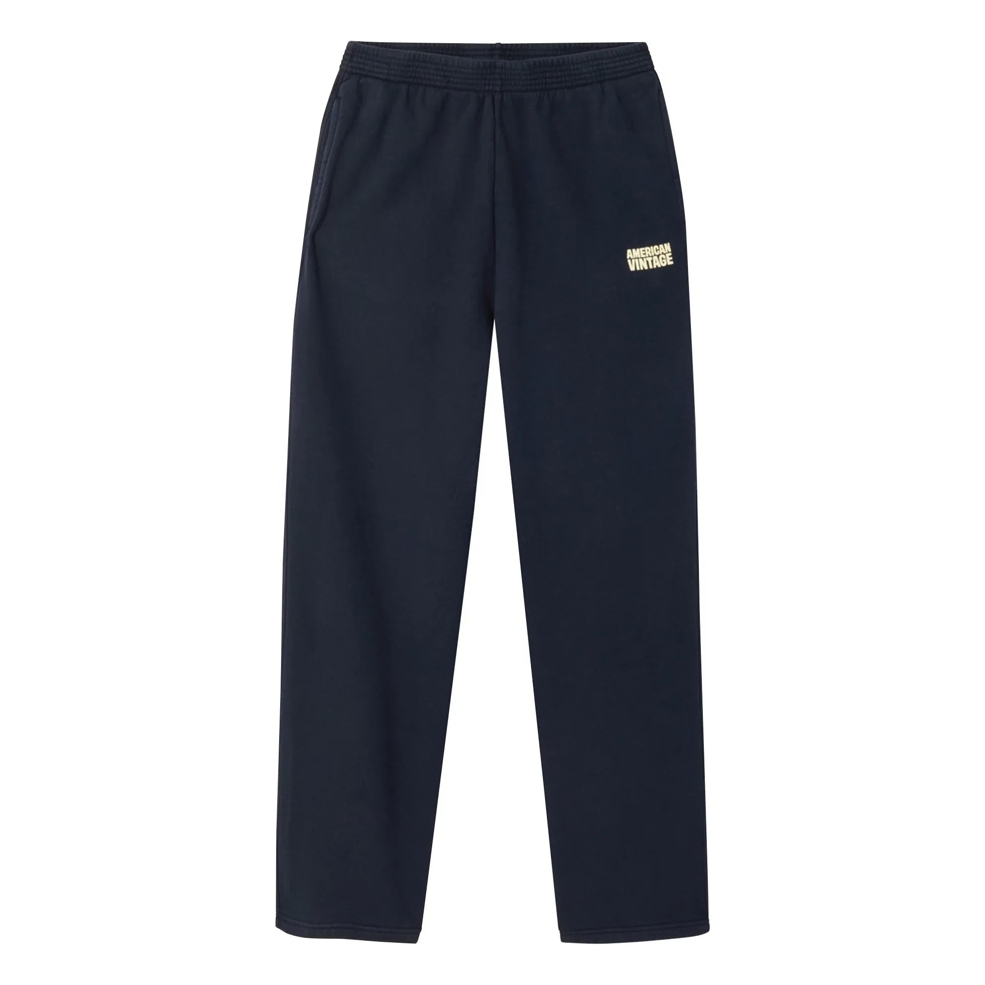 American Vintage - Plizzy Cotton Jogger | Navy Blue