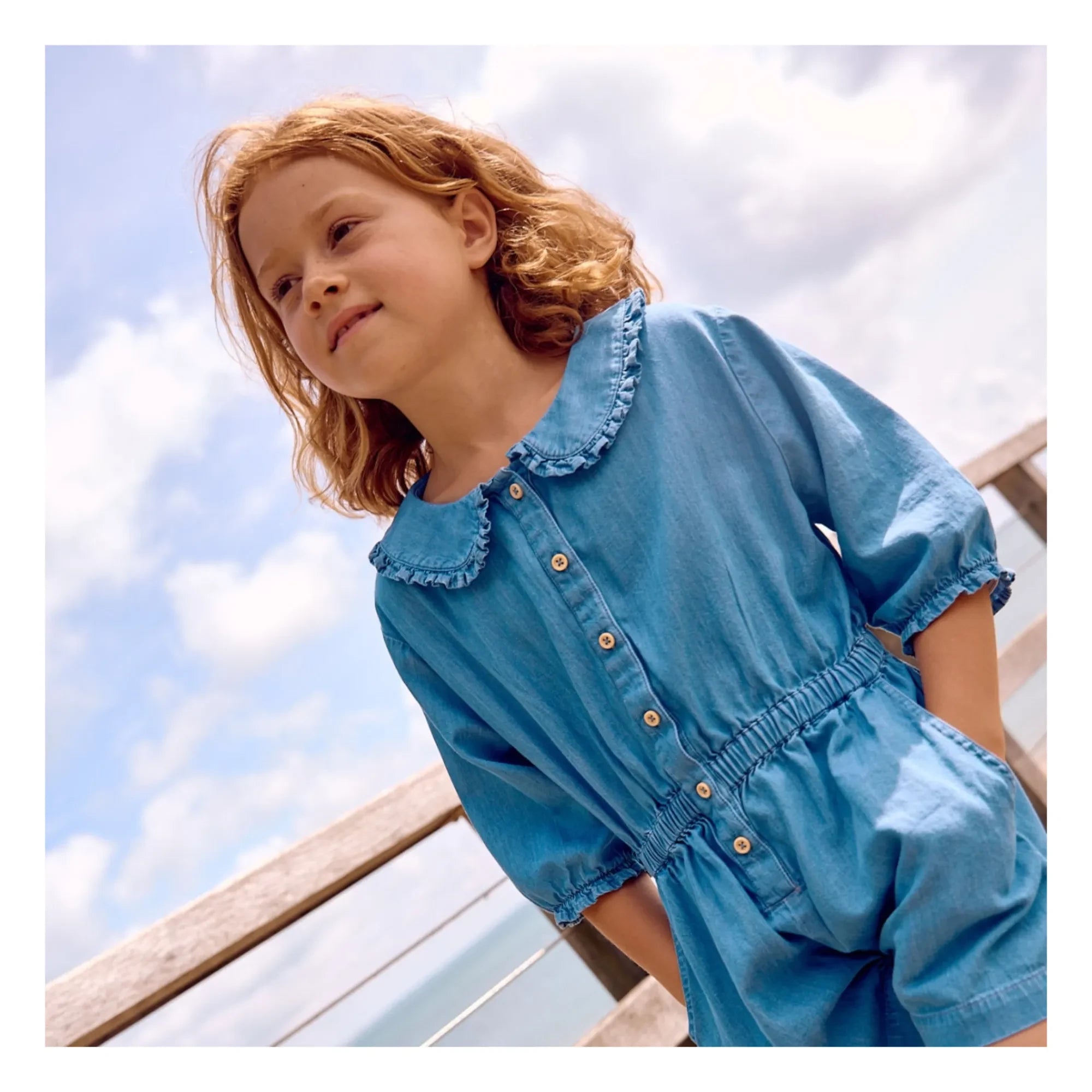 Lililotte - Sophie Denim Romper | Denim