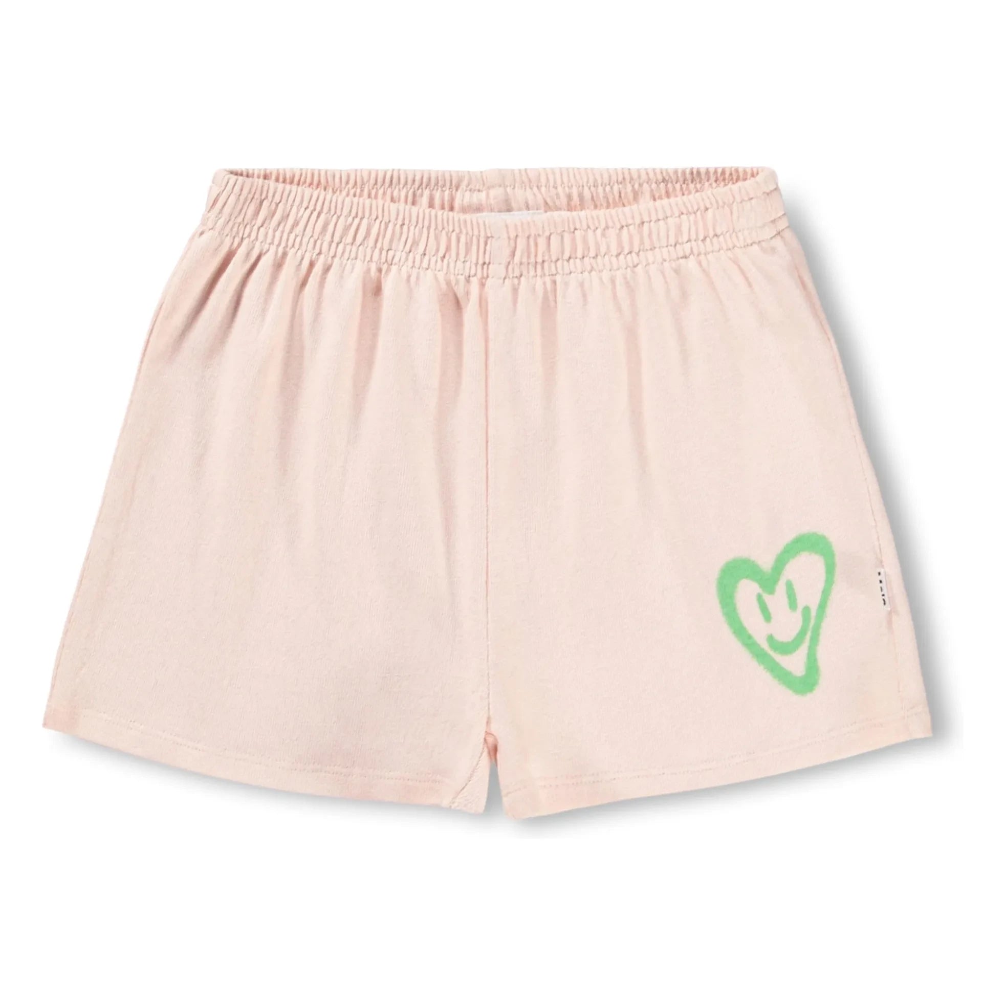 Molo - Akima Heart Organic Cotton Shorts | Light Pink