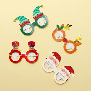 Legami - Set of 8 Christmas Paper Eyeglasses