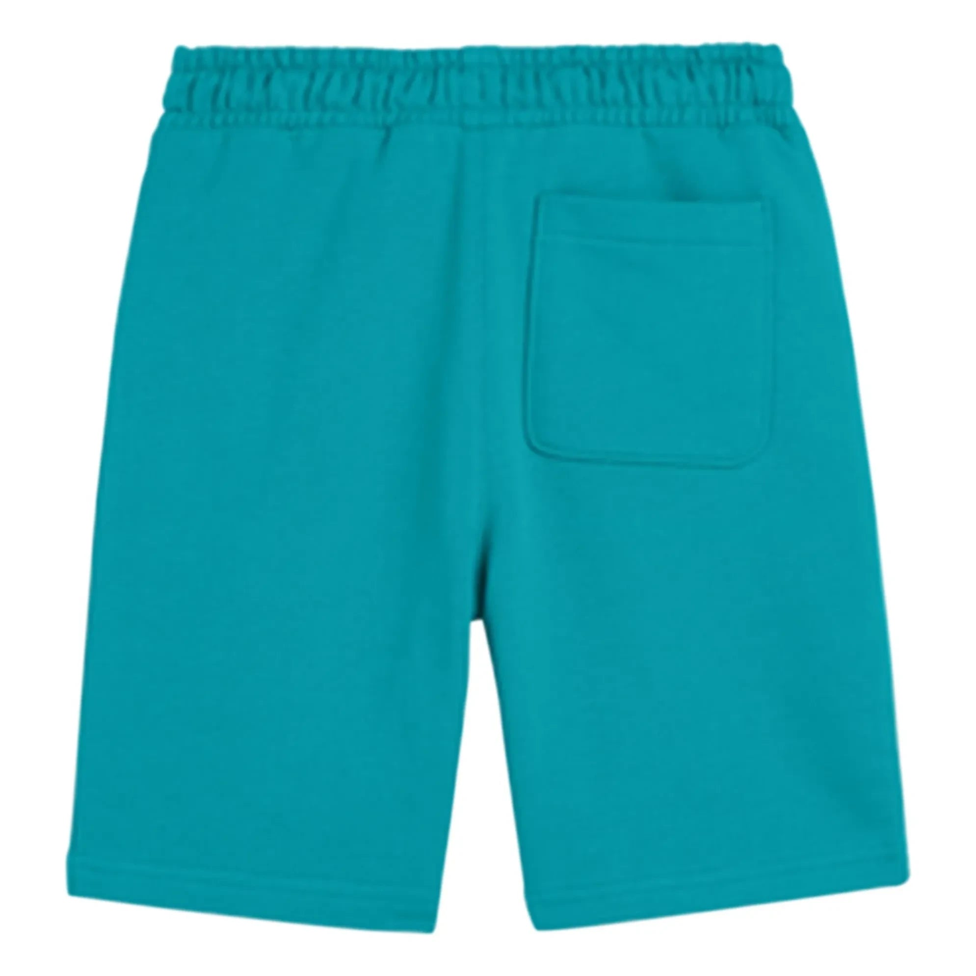 Scotch & Soda - Organic Cotton Logo Badge Jogger Shorts | Lagoon Blue