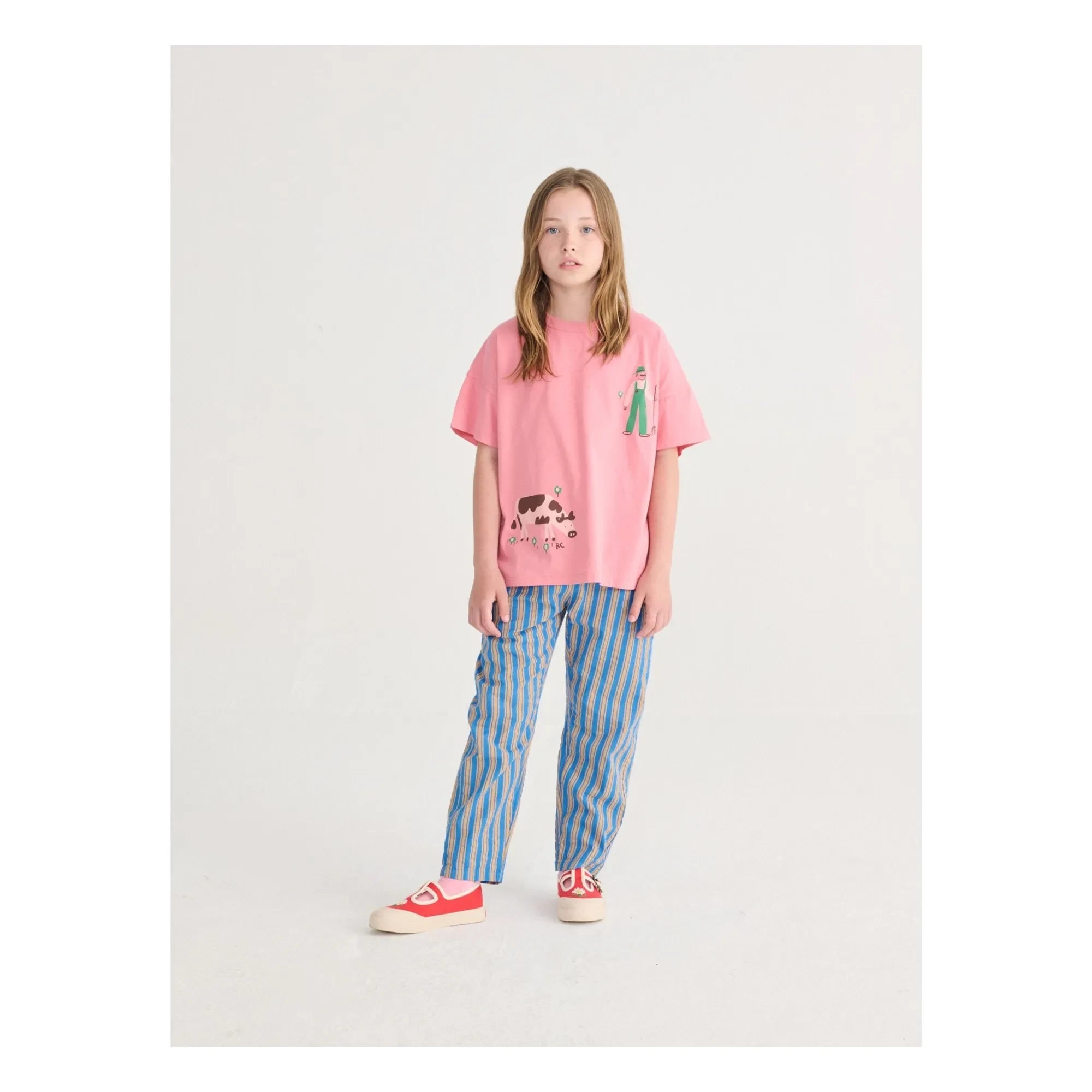 Bobo Choses - Farm T-shirt Organic Cotton | Pink