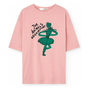 The Animals Observatory - Organic Cotton Collie Danseuse T-shirt | Pink