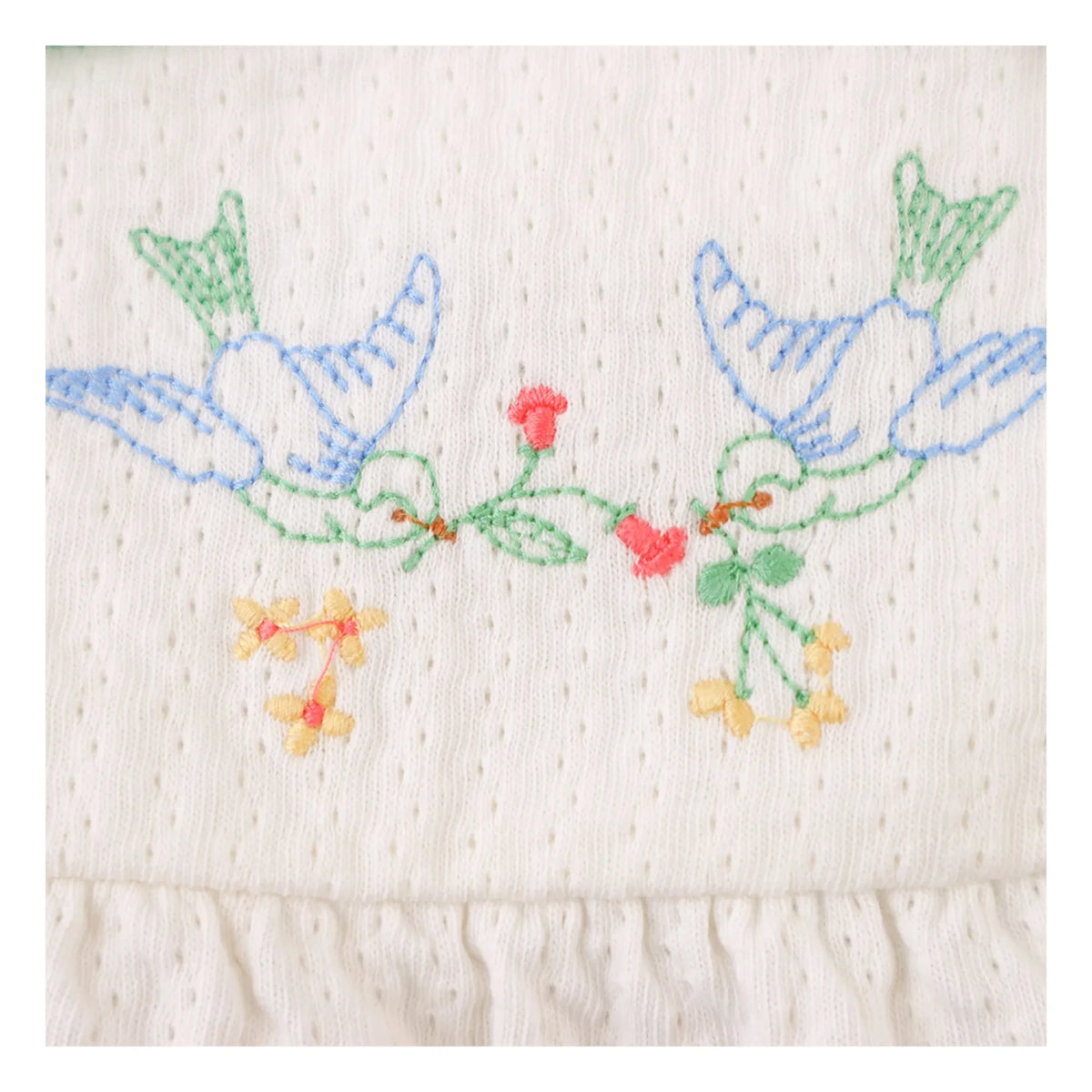 Gingersnaps - Aviana Embroidered Dress | White