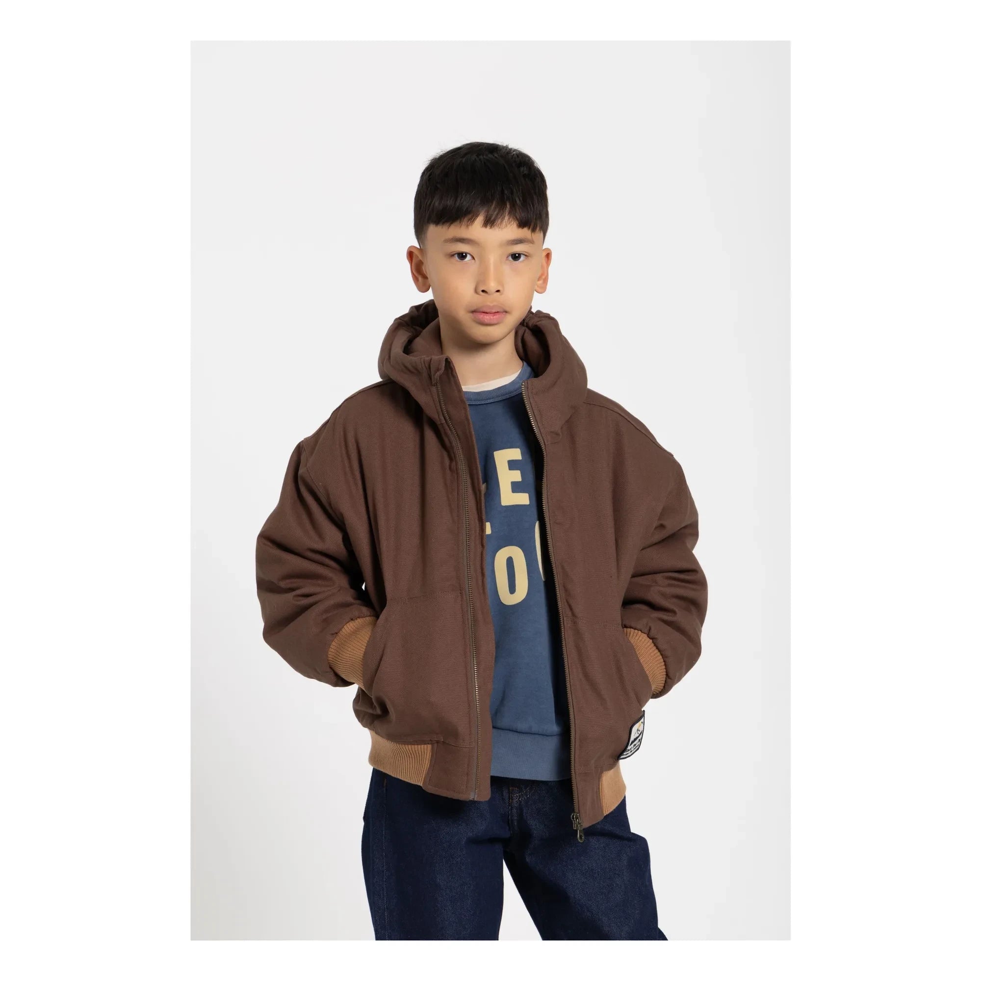 Hundred Pieces - Matt Hooded Jacket | Brown