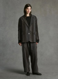 Hod - Karaba Striped Jacket | Mavi