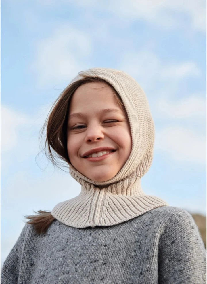 Liewood - Theodor Merino Wool Balaclava | Cream