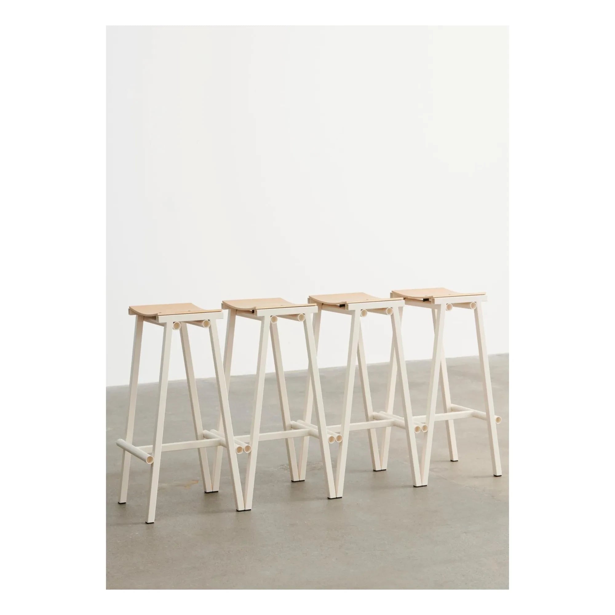 Hay - 75 cm High Stool 8 | Ivory