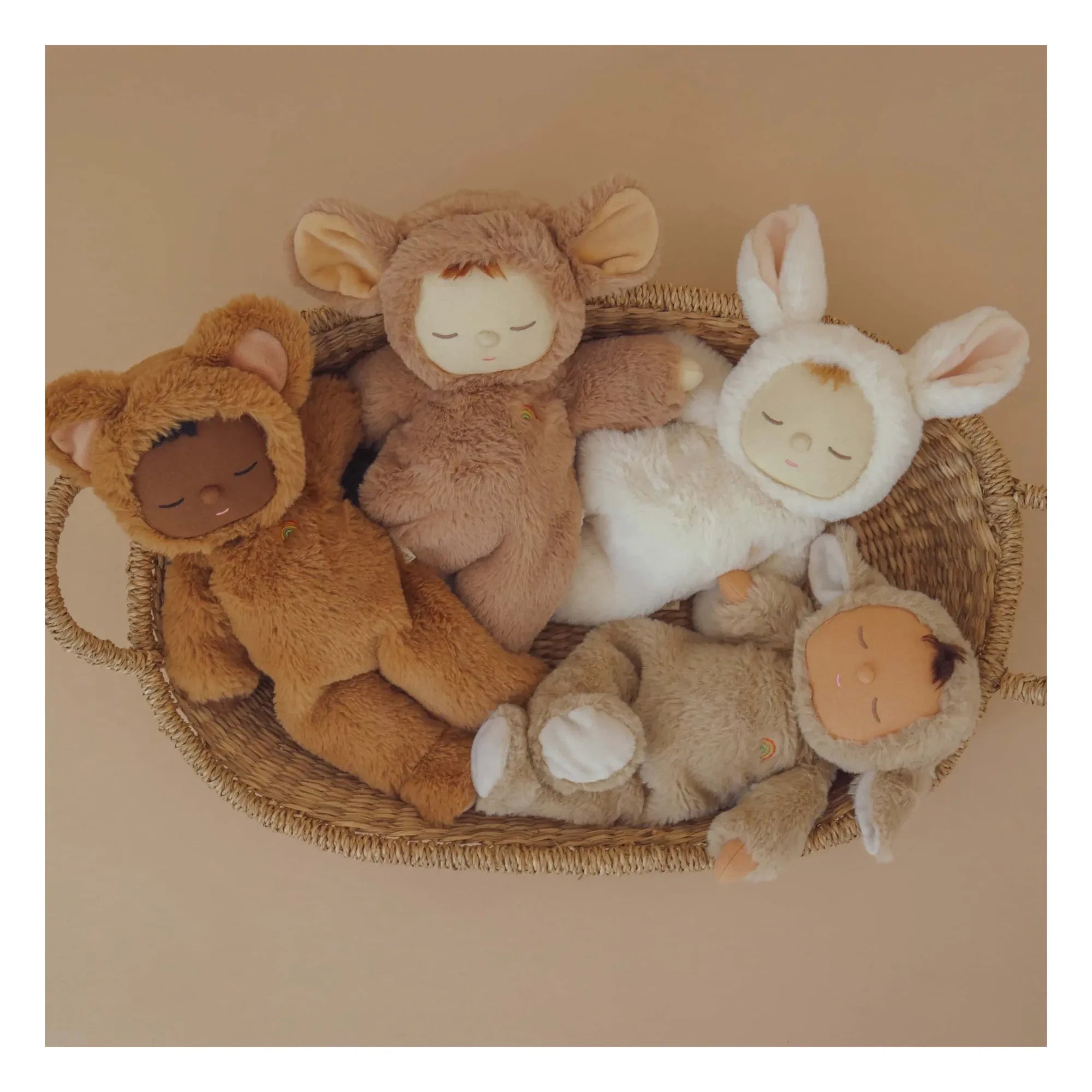 Olli Ella - Cozy Dinkums Rabbit Baby | Beige