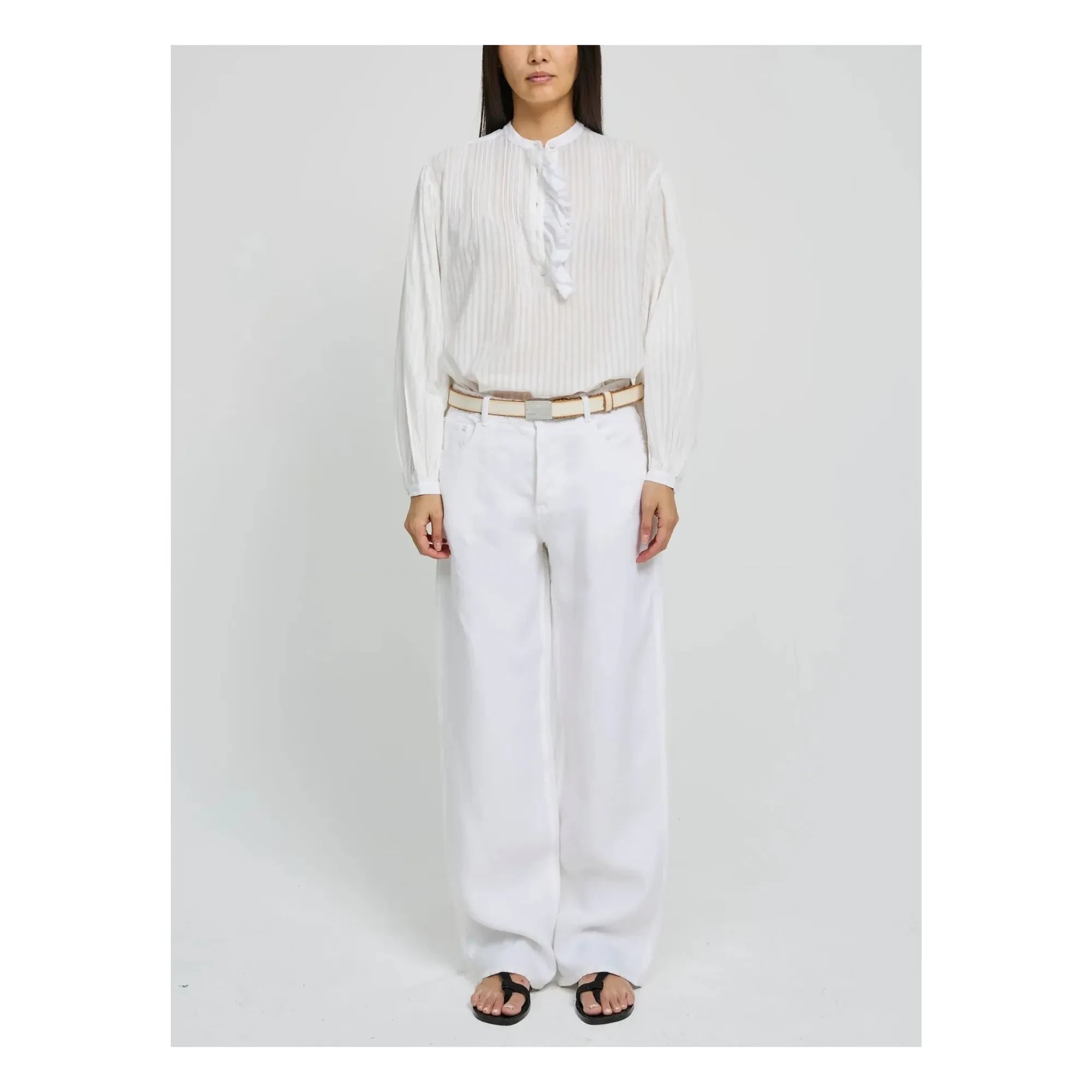 Laurence Bras - Fava Cotton Blouse | White