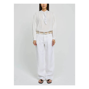 Laurence Bras - Fava Cotton Blouse | White