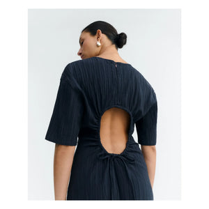 Thinking Mu - Kina Organic Cotton Dress | Blue