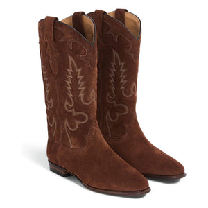 Shiloh Heritage - Night Suede Boots | Terracotta