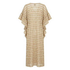 Lison Paris - Sunset Lace Kaftan | White