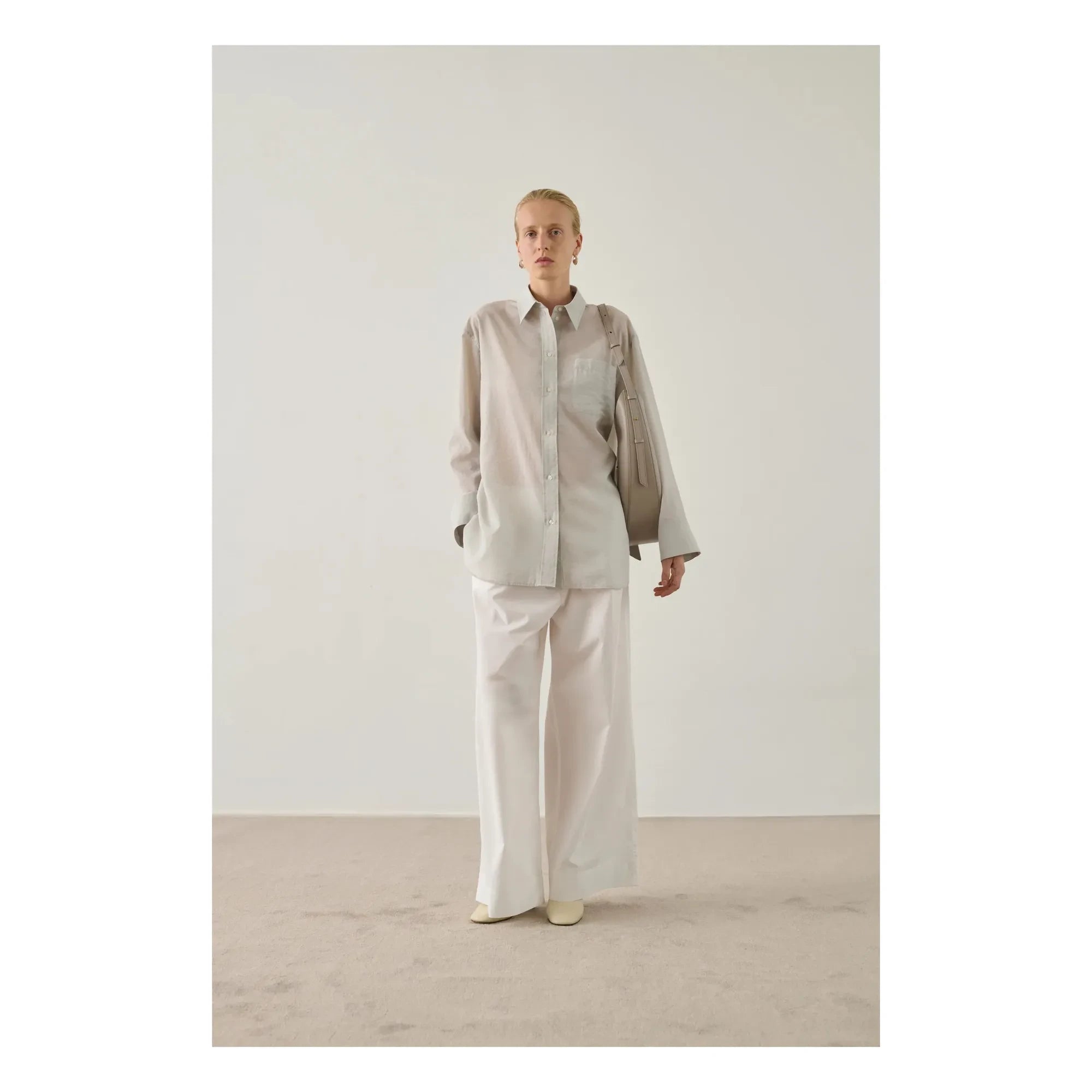 Soeur - Francesca Cotton Shirt | Light Grey